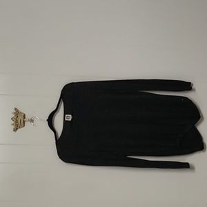 Black sparkly sweater tunic